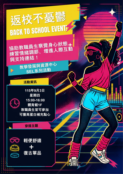 《舞力全開 ！復古金曲有氧派對》海報